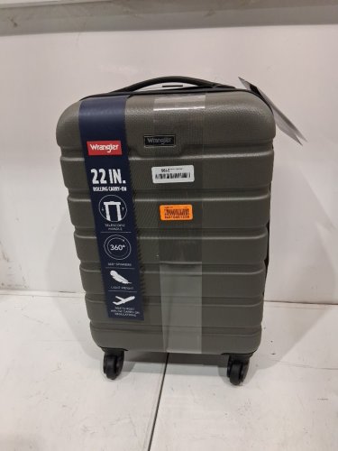 WRANGLER HARDSIDE CARRY-ON SPINNER LUGGAGE - 22" - CHARCOAL GREY (MODEL:WR-87720-010) image 2