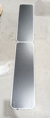 Portable foldable Tradeshow Table display exhibition counter - 77.9" x 15" x 34.6" - black/silver (model: dx9930-b) image 5