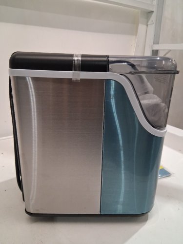 EUHOMY PEARL L1 PORTABLE NUGGET ICE MAKER COUNTERTOP - 35 LBS CAPACITY - STAINLESS STEEL (MODEL: IM013-NSI-CAEH) image 6