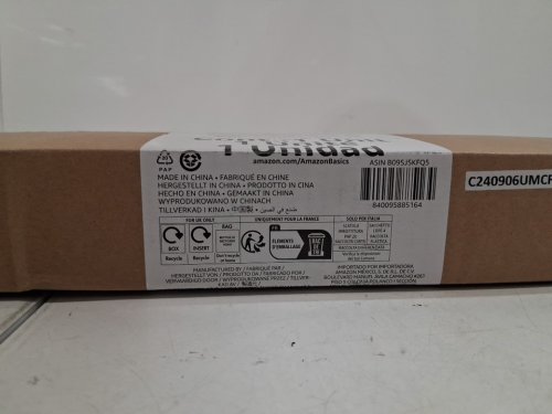 amazon basics easy install Adjustable Tension Curtain Rod FOR Showers WINDOWS AND DOORWAYS - 42" - 72" - nickel (MODEL: 1016872-410-A60) image 4