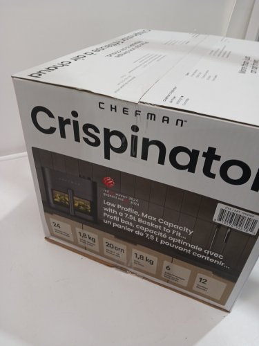 CHEFMAN CRISPINATOR HIGH POWERED AIR FRYER - 8QT - BLACK (MODEL: C38-8WD7-1M-1CAP / 1993109) image 5