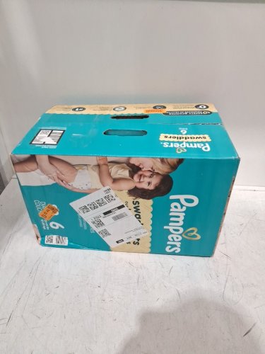 80PK PAMPERS SWADDLERS DIAPERS - SIZE 6 image 2