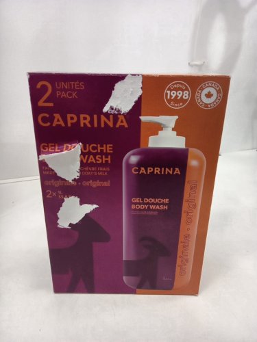 2PK Caprina Goat’s Milk Body Wash - ORIGINAL - 1L EACH (MODEL: 1961662) image 2