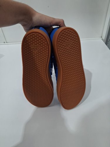 kids adidas vs pace 2.0 k sneakers/shoe - size 5 - matte blue / brown (style:1864508) image 4