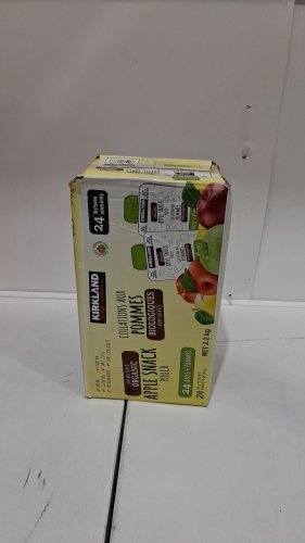 23PK Kirkland signature unsweatened organic apple sauce snack pouch - 90g each image 2