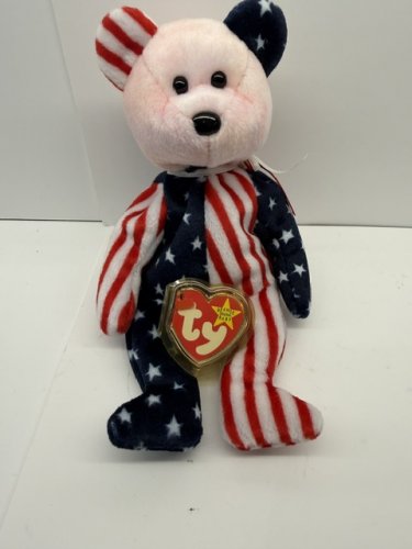 Ty Beanie Baby Original SPANGLE Bear Plush image 2