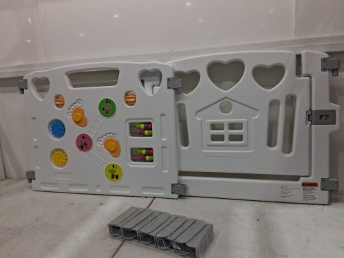 GUPAMIGA FOLDABLE PLASTIC PLAYPEN FENCE - multicolour (MODEL: PLP-WL004-14) image 4