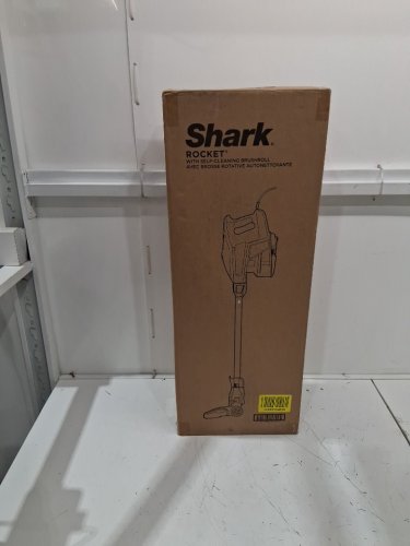 shark rocket corded stick vacuum with self cleaning brush roll - blue (model: hv343amz) image 2