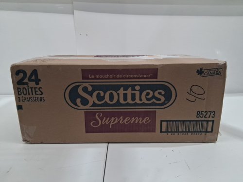 24PK SCOTTIES supreme house and home 3-PLY SOFT FACIAL TISSUE - (MODEL: 85273) image 3
