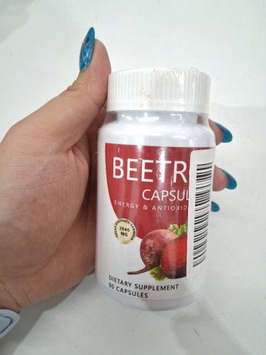 (90 caps) beetroot capsules for energy and antioxidants image 2