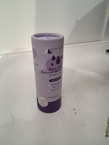 kin+kind USDA Certified Organic Natural Moisturizer Nose and Paw Balm Stick for dogs and cats - 50g - Coconut Oil/Shea Butter image 2