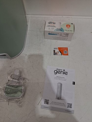 Diaper Genie Platinum Stainless Steel Diaper Pail - 27" - SAGE green/ white (model: i000811) image 4