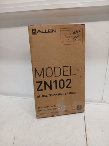 ALLEN SPORTS DELUXE TRUNK/SUV MOUNTED 2-BIKE CARRIER/RACK - BLACK/GREEN (MODEL: ZN102) image 3