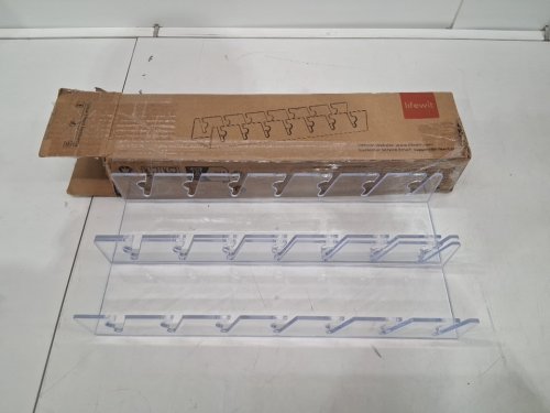 2pk Lifewit clear Hat Organizer holds up to 14 hats - clear image 2