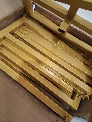 Wokceer Backdrop Stand Heavy Duty Pipe with Adjustable base - 10x10 FT - gold- ( model: ‎ Gold-10FT-G) image 4