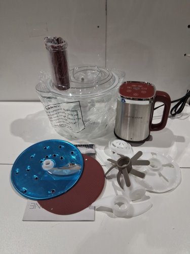 curtis stone digital glass bowl chop master - maroon/red (model: 105-504) image 3