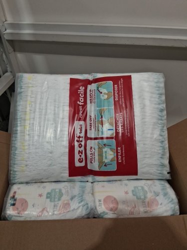 144pk Pampers Cruisers 360° Stretchy Waistband disposable baby diapers - size 4 (22lb - 37lb) image 3