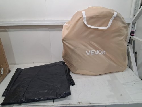 pop up bubble tent with waterproof top cover - 15ft x 7FT, fits up to 15 people - beige - (model: 121088) image 7