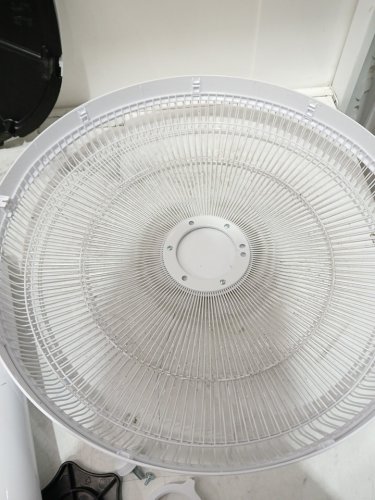 amazon basics speed adjustable oscillating standing fan with dual blades - 16" - 42" - 51" - white - (model: fs40-16fr) image 5