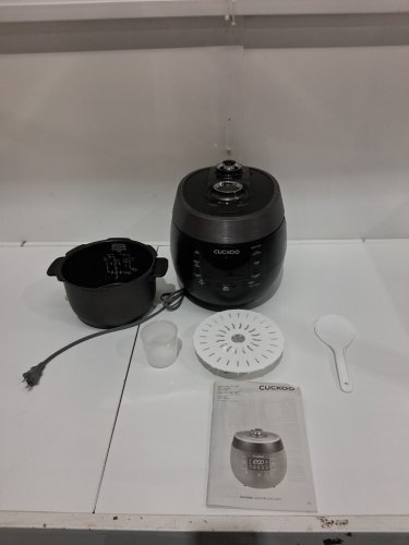 CUCKOO TWIN PRESSUE RICE COOKER/WARMER - 6 CUP CAPACITY - BLACK (MODEL: CRP-RT0609F) image 3