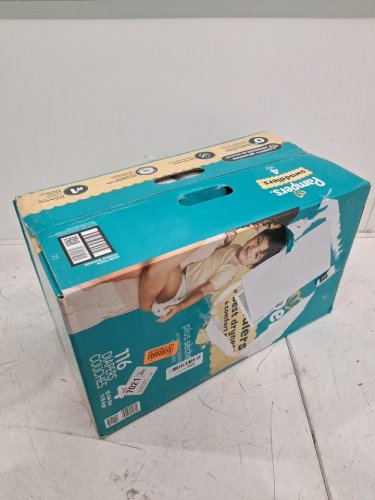 116PK PAMPERS SWADDLERS DISPOSABLE DIAPERS - SIZE 4 image 2
