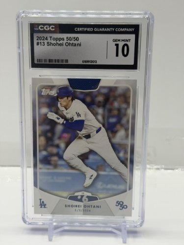 CGC GRADED 10 GEM MINT 2024 TOPPS 50/50 #13 SHOHEI OHTANI STOLEN BASE #6 CARD image 3