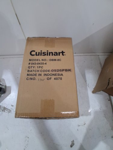 CUISINART AUTOMATIC 18-POSITION BURR COFFEE GRINDER - 18 CUP CAPACITY - STAINLESS STEEL (MODEL: DBM-8C) image 2
