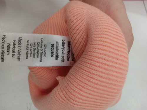 Infant / Toddler Carhartt Acrylic Beanie Hat - OSFM - Peach (Style: AH8994) image 3