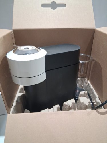 NESPRESSO BY delonghi VERTUO NEXT single serve ESPRESSO & coffee MACHINE - WHITE/BLACK (MODEL: ENV120WCA) image 4