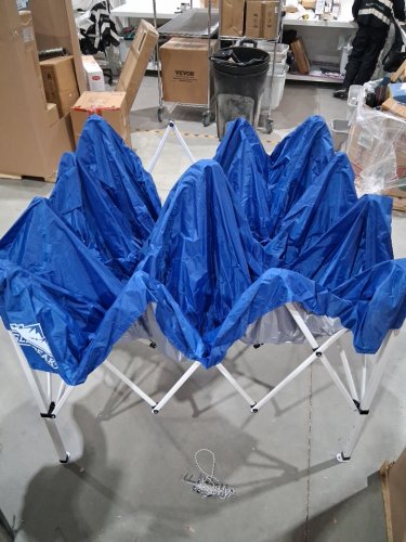 EAGLE PEAK Instant Pop-Up Outdoor Canopy Tent - 10FT x 10FT x 9.4FT - Blue/White (Model: E100EPT-02-AZ) image 4