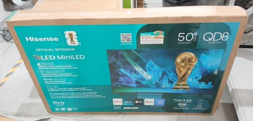 Hisense Hi-QLED 144Hz 4K Mini-LED Fire TV Television With Quantum Dot Technology - 50" (Model: 50QD8SF) image 2