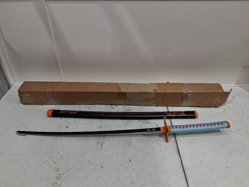 anime cosplay sword with real metal - 41" - stainless steel / kochou shinobu image 2