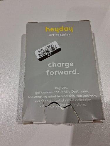 Heyday power bank with LED power level display and charge cable - DC 5V - 2.1A Output - 5000mAh - Dark Purple - Allie - (model: 080 08 1252) image 3