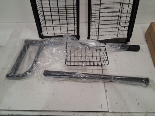 Majalis Stainless Steel Over The Sink Dish Drainer - Black (Model: SGE- 3088-CA) image 5