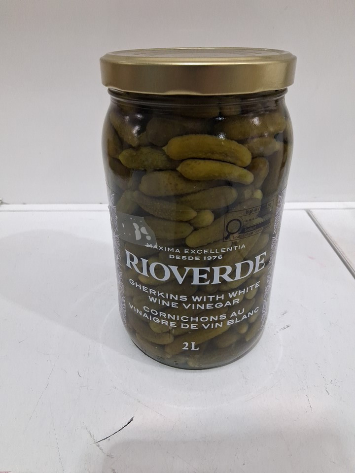 Rioverde Gherkins WITH WHITE WINE VINEGAR - 2L image 2