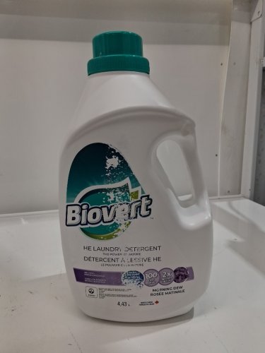 Biovert Biodegradable Laundry Detergent, 100 Loads - 4.43L - morning dew image 3