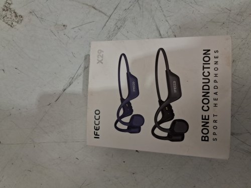 IFECCO Bone Conduction Bluetooth Wireless Headphones with Microphone - black (Model: X29) image 2