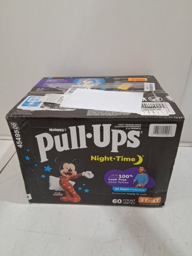 60PK BOYS HUGGIES NIGHT TIME potty training PULL-UPS - SIZE 3T-4T - disneys mickey mouse image 2