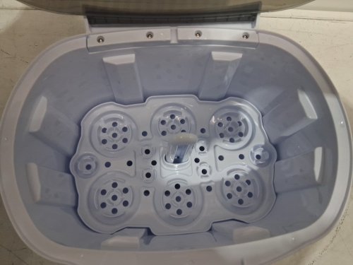 DR BROWNS NATURAL FLOW DELUXE BOTTLE STERILIZER ELECTRIC STEAM SYSTEM - STERILIZES 6 BOTTLES AT ONCE - white (model: AC045) image 6