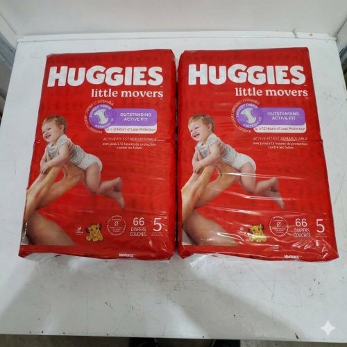 132PK HUGGIES LITTLE MOVERS DIAPERS - SIZE 5 (27+LBS) - DISNEY BABY LION KING (MODEL: 56316) image 2