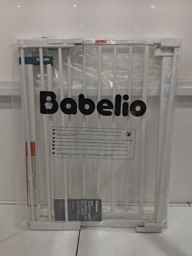 BABELIO extra-wide pressure mounted baby pet safety barrier gate - 29" to 48" wide - white (model: cb-m-101) image 4