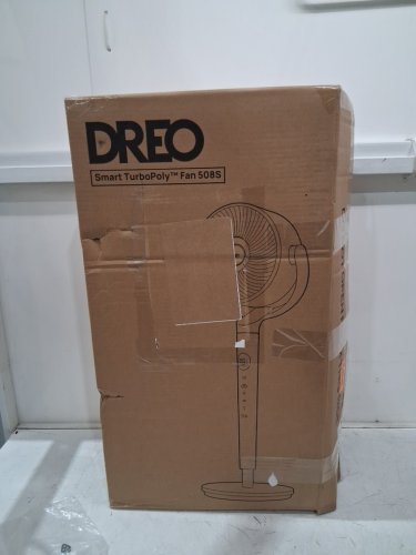 Dreo PolyFan 508S Pedestal Air Circulator Fan With Remote And Ambient Lighting - 35.04" Tall - 20dB - Silver (Model: DR-HPF008S) image 2