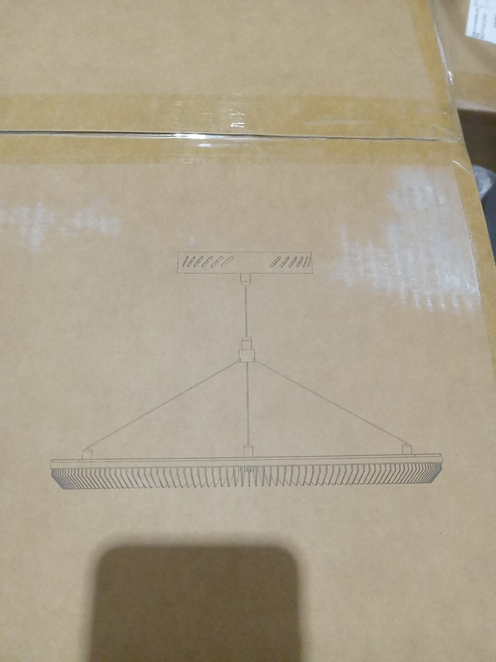 Homelist HX3 Diffused Eye protection ceiling pendant light - 110v 120w (Model: M538XD120M2BK) image 6