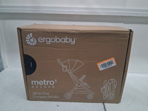 ERGOBABY METRO 3 COMPACT ALL IN ONE COMPACT LIGHTWEIGHT TRAVEL BABY STROLLER - ONYX BLACK (MODEL: METRO3ONYX) image 2