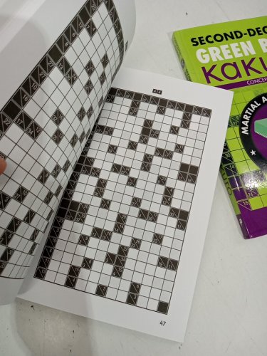 (paperback) 2 second-Degree Green Belt Kakuro: Conceptis Puzzles game book with 150 puzzles image 3