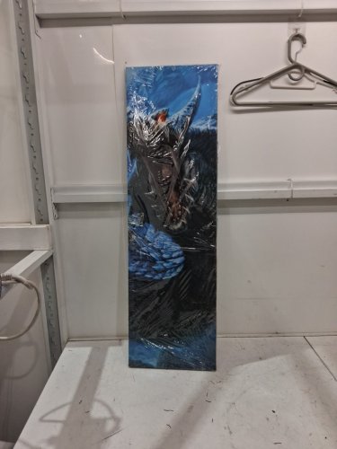 5pc Ocean Dragon Poster Fantasy Wall Canvas - 39.5" x 11.7" / 29.5" x 11.7" - blue /multicolor image 2