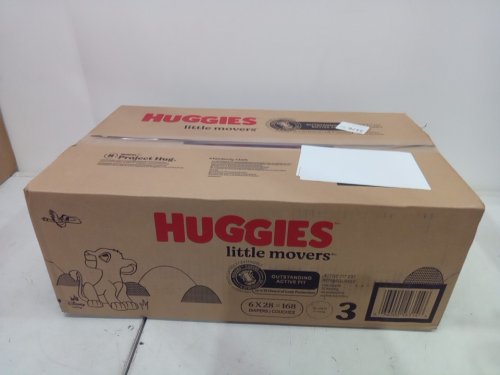 168PK HUGGIES LITTLE MOVERS BABY DIAPERS - SIZE 3 (16-28LBS) - DISNEY THE LION KING LIMITED EDITION (model: 5631401) image 2