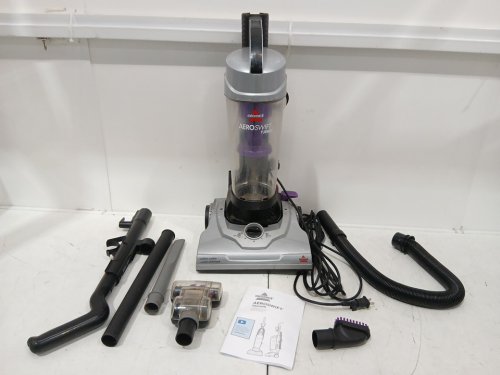 BISSELL AEROSWIFT TURBO UPRIGHT corded VACUUM WITH CLEANING TOOLS - PURPLE/GREY (MODEL: 1808B) image 3