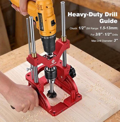 Portable Drill Guide for Drilling Precision Angled or Straight Holes for Hand Drill image 2