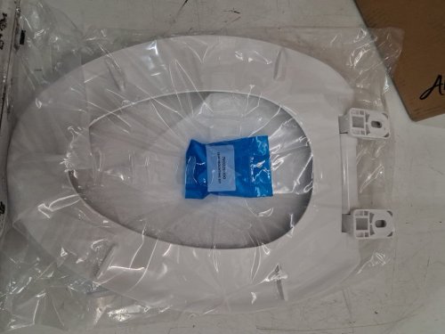 AMERICAN STANDARD ELONGATED SLOW-CLOSE TOILET SEAT - 16.5" x 13" - WHITE (MODEL: 5503A00B.020) image 3